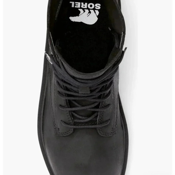 Sorel womens Hi-Line Platform Combat Boot Sz 6 - Picture 2 of 5